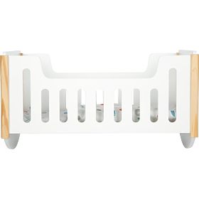 small foot Leagăn de lemn pentru păpuși Little Button