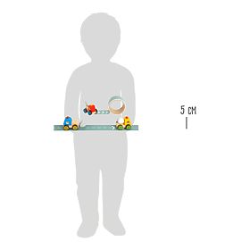small foot Mașină de construcții cu drum 1 buc