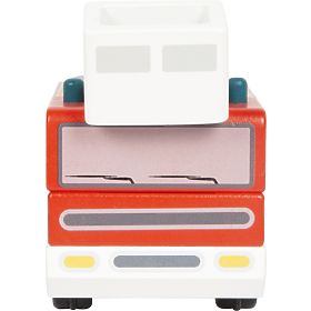 small foot Mașină de pompieri cu scară rotativă