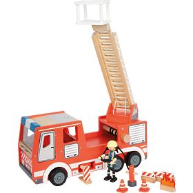small foot Mașină de pompieri din lemn