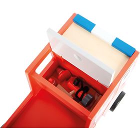 small foot Mașină de pompieri din lemn