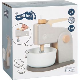 small foot Robot de bucătărie din lemn 2 în 1 Tasty gri, small foot