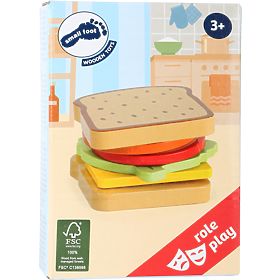 Small Foot Sandwich din lemn