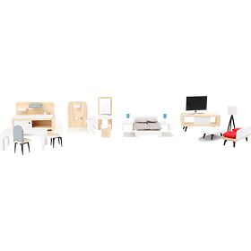 Small Foot Set complet de mobilier pentru păpuși