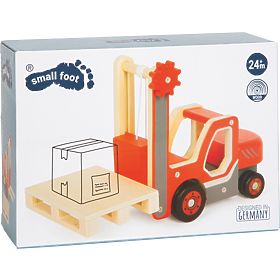 small foot Stivuitor din lemn cu paletă