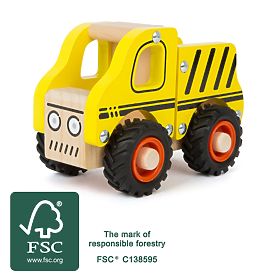 small foot Vehicul de construcție din lemn