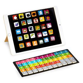 Tablet educativ din lemn tablă magnetică tablă de cretă ECOTOYS