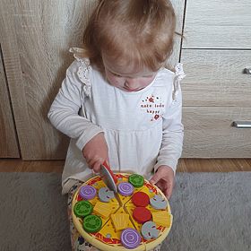 Tăiător de pizza din lemn Bigjigs Toys, Bigjigs Toys