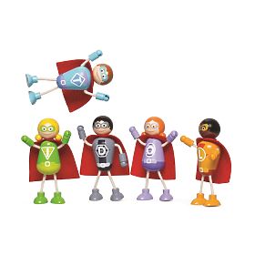 Tidlo Figurine din lemn Supereroi, Tidlo