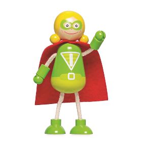 Tidlo Figurine din lemn Supereroi