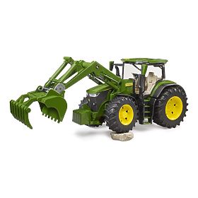 Tractor Bruder John Deere 7R 350 cu încărcător frontal, Bruder