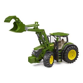Tractor Bruder John Deere 7R 350 cu încărcător frontal