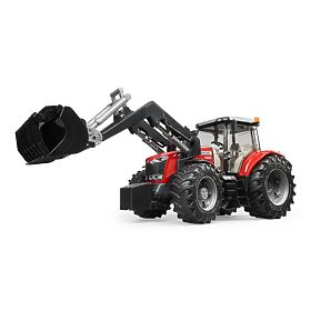 Tractor Bruder MASSEY FERGUSON 7624 cu încărcător frontal