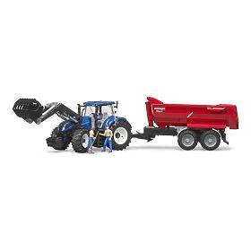 Tractor Bruder NEW HOLLAND T7.315 cu încărcător frontal