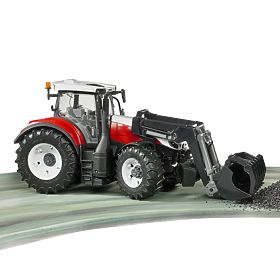 Tractor Bruder Steyr 6300 Terrus CVT cu încărcător frontal
