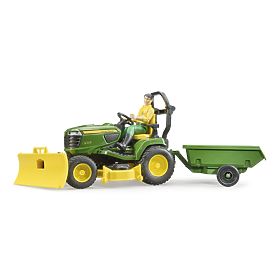 Tractor de grădină Bruder John Deere X949 cu grădinar