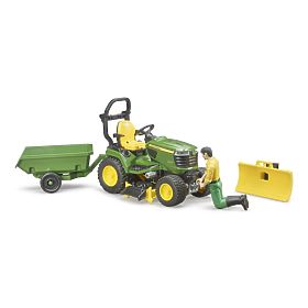 Tractor de grădină Bruder John Deere X949 cu grădinar
