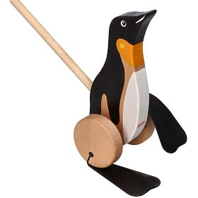 Trag de animal pe un băț - Pinguin