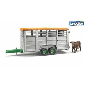 Transportor de animale Bruder cu figurina vacă