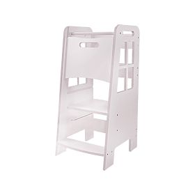 Turn de învățare Montessori din lemn - alb, Ourbaby®