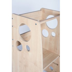 Turnul de învățare Montessori Inele decor Woody, Ourbaby