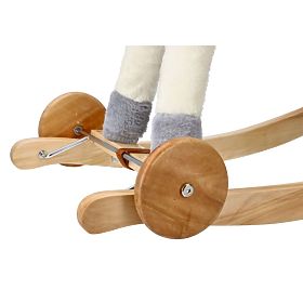 Unicorn balansoar auriu cu roți