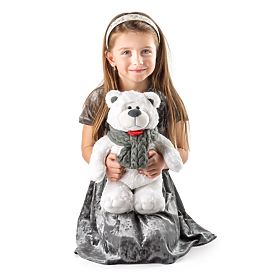 Urs polar de pluș ICY 37 cm