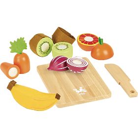 Vilac Alimente din lemn fructe și legume, Vilac