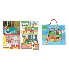 Vilac Casă puzzle din lemn