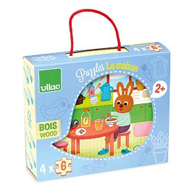 Vilac Casă puzzle din lemn