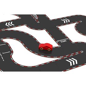 Vilac Circuit de curse Vilacity cu două fețe
