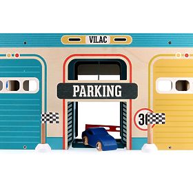 Vilac Garaj din lemn vintage Vilacity, Vilac