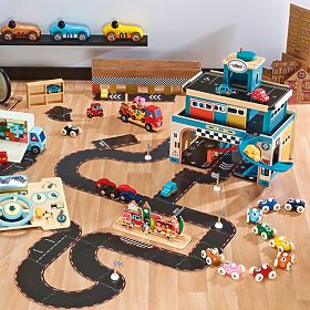 Vilac Garaj din lemn vintage Vilacity