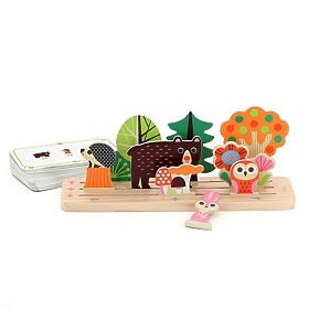 Vilac Joc logic din lemn Construiește corect! Pădure