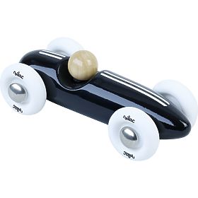 Vilac Mașină de lemn mini Grand Prix vintage negru, Vilac