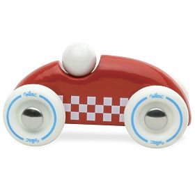 Vilac Mașină de lemn mini raliu roșie, Vilac