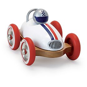 Vilac Mașină de lemn Roadster vintage albă, Vilac