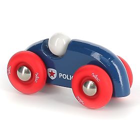 Vilac Mașinuță din lemn mini rallye poliție, Vilac