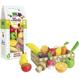 Vilac Set de fructe si legume din lemn