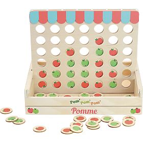 Vilac Tic-tac-toe de călătorie din lemn, Vilac