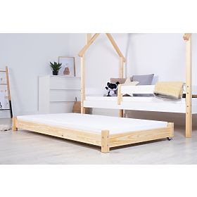 Pat suplimentar extensibil Vario cu saltea din spumă - natural