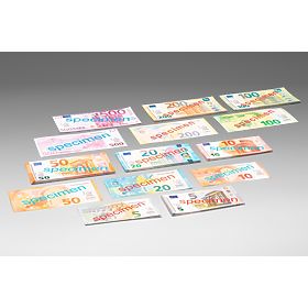 Wissner Bani de jucărie Euro 140 bucăți